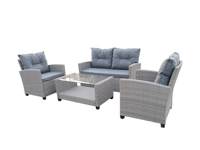 Toscana Rattan Sofa Set 4 Piece