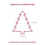 Nebraska 8ft Christmas Tree