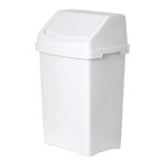 Casa Snow White Swing Bin 25L