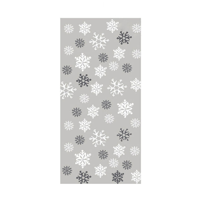 Snowflake Cello Bag 20 Pack