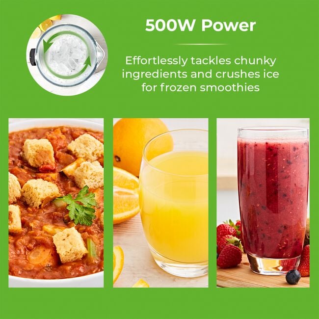 Tower 500W Glass Jug Blender