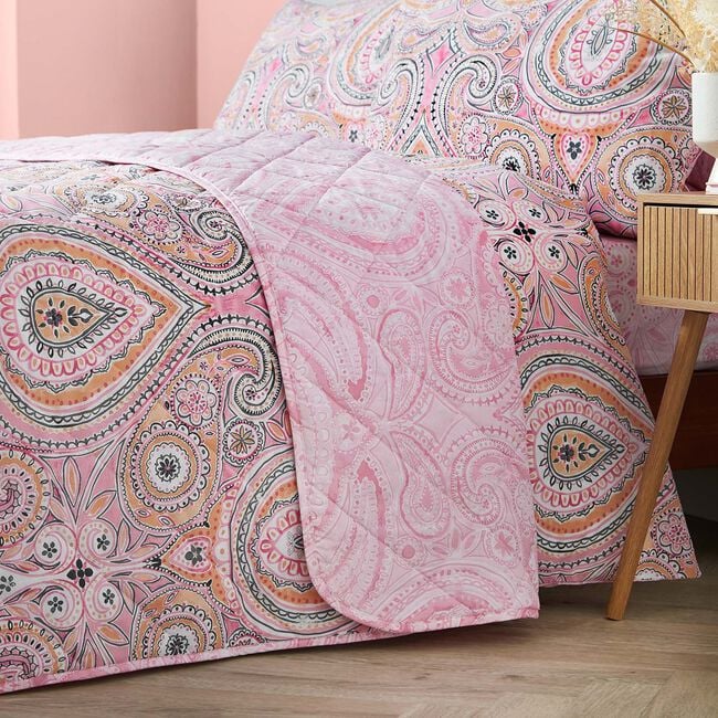 Daphne Bedspread 200cm x 220cm - Pink