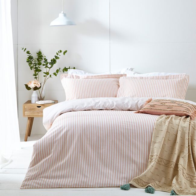 SINGLE DUVET COVER Hebden Blush