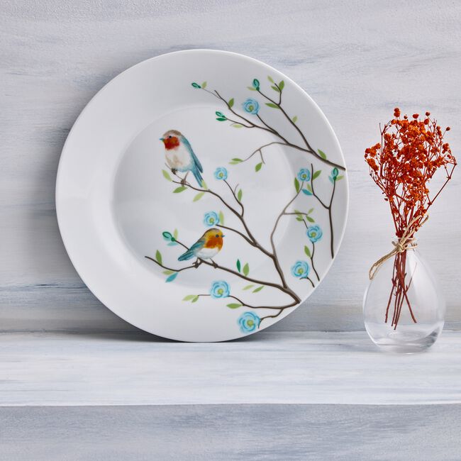 Millie & May Bird Dinner Plate