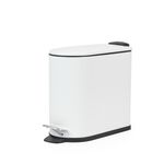 BELDRAY 5L D SHAPE WHITE Soft Close bin