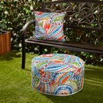 Tropical Print Outdoor Cushion 45cm x 45 - Multi