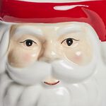 Christmas Santa Claus Ceramic Candle