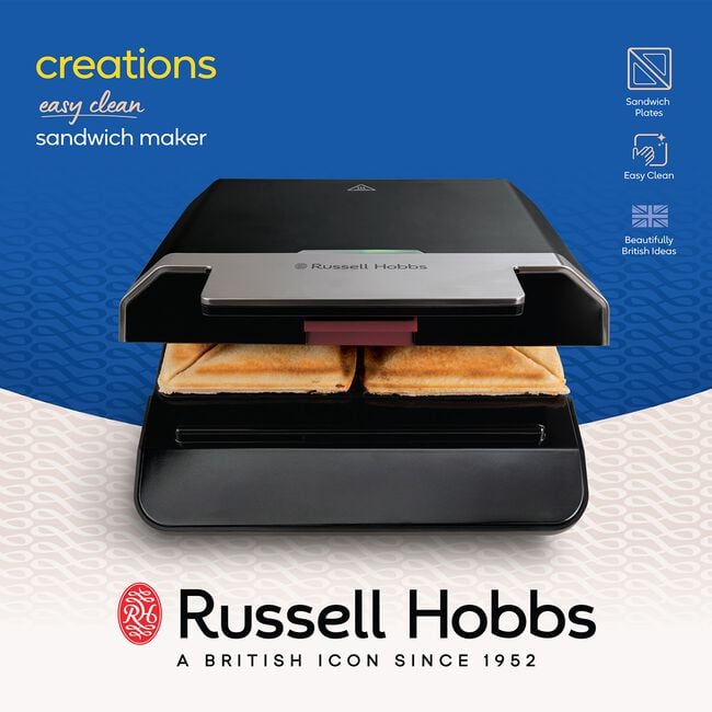 Russell Hobbs Creations Black Sandwich Maker