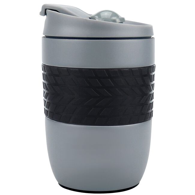BODYGO GREY 260ml Travel Mug with Suction Bottom