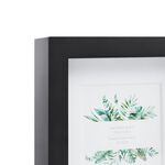 4x4 JENNY BLACK Photo Frame