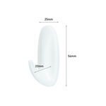 Command 2 Pack Small Plastic Hooks