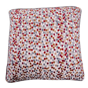 Sophie Spot Cushion 58 x 58cm - Berry