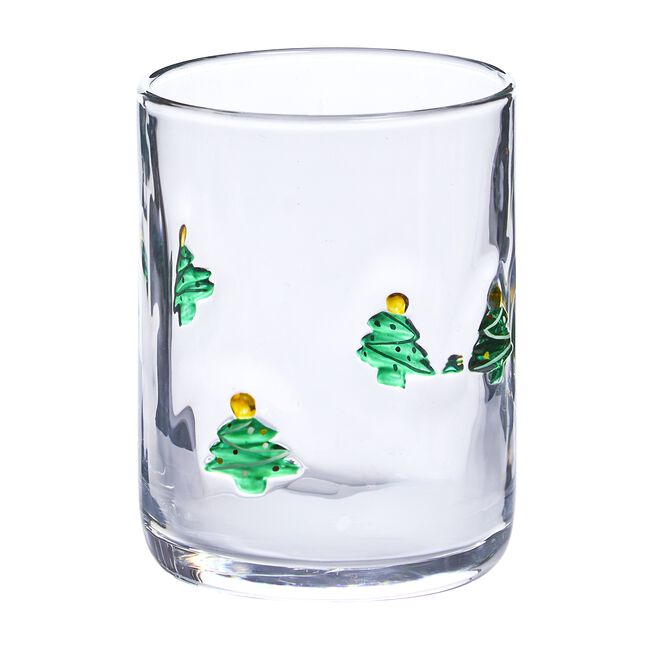 Jolly Sleigh Christmas Tree Glass