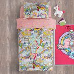 DOUBLE DUVET COVER Groovy Unicorn