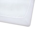 Clair De Lune White Cot Fitted Sheet - 2 Pack