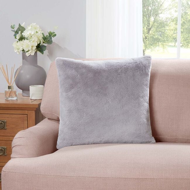 CHATHAM FUR GREY 45x45 Cushion