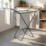 Storage Solutions 18M Black Clothes Airer