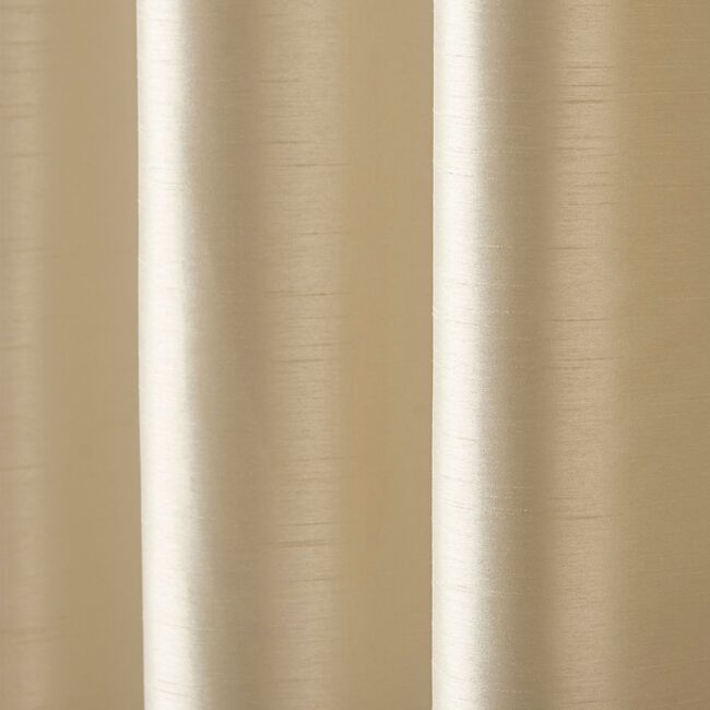 ELEGANZA FAUX SILK IVORY 66x54 Curtain