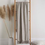 DRIFT HOME HAYDEN 100% RECYCLED COTTON NATURAL 130x180cm Throw
