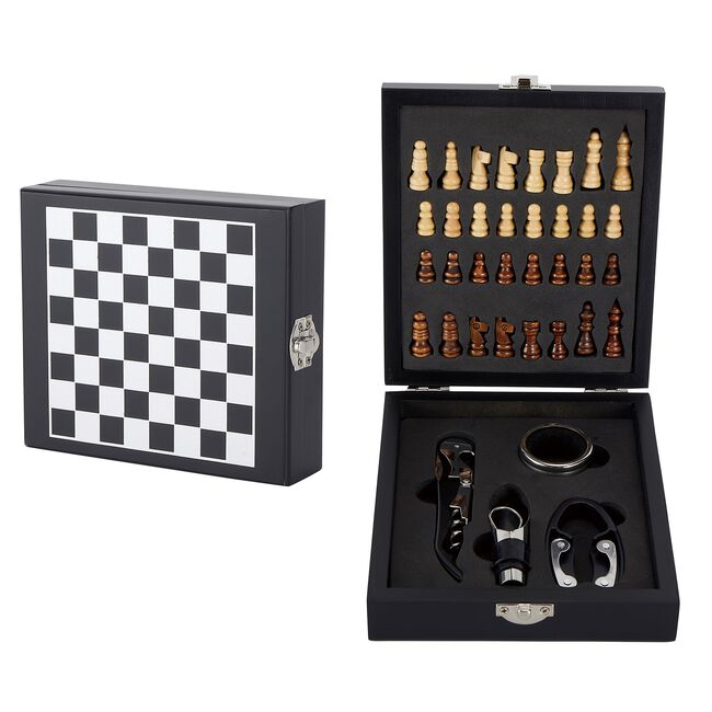 Cashel Living Chess Wine Accessory Set