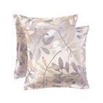 Leaf Cushion Covers 45x45cm - 2 Pack
