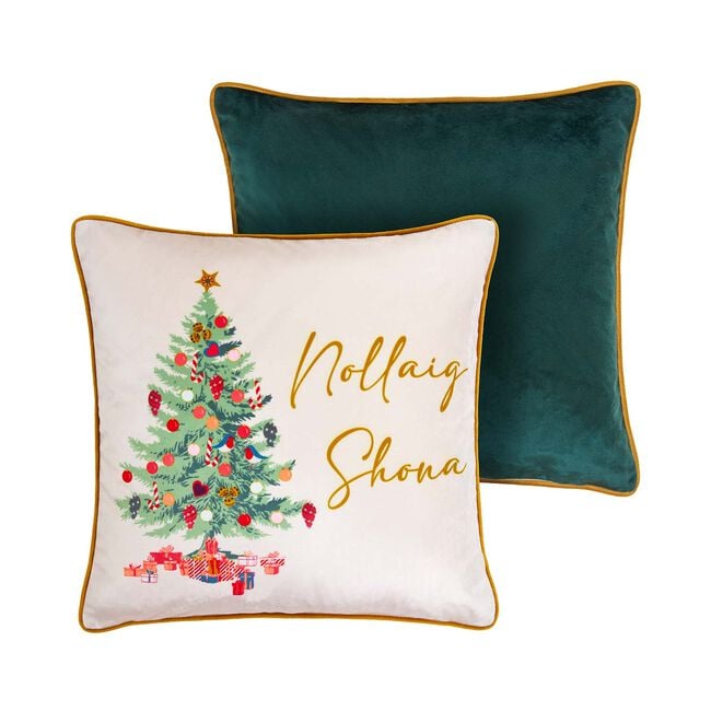 Christmas Bow Tree Cushion Cover 45cm x 45cm-2pack