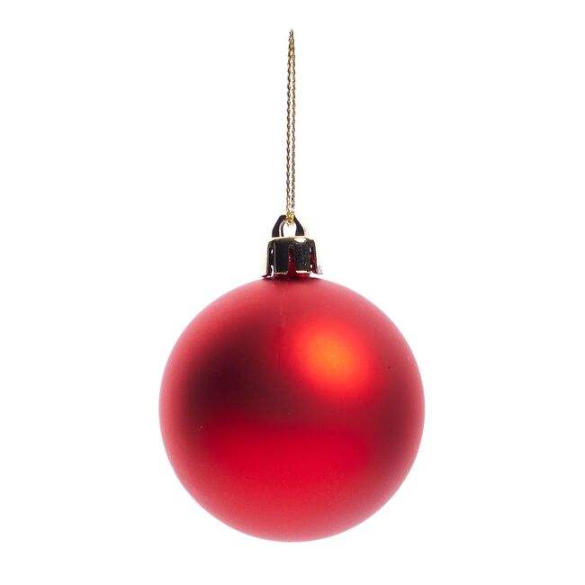 Red Bauble Set - 20 Pack
