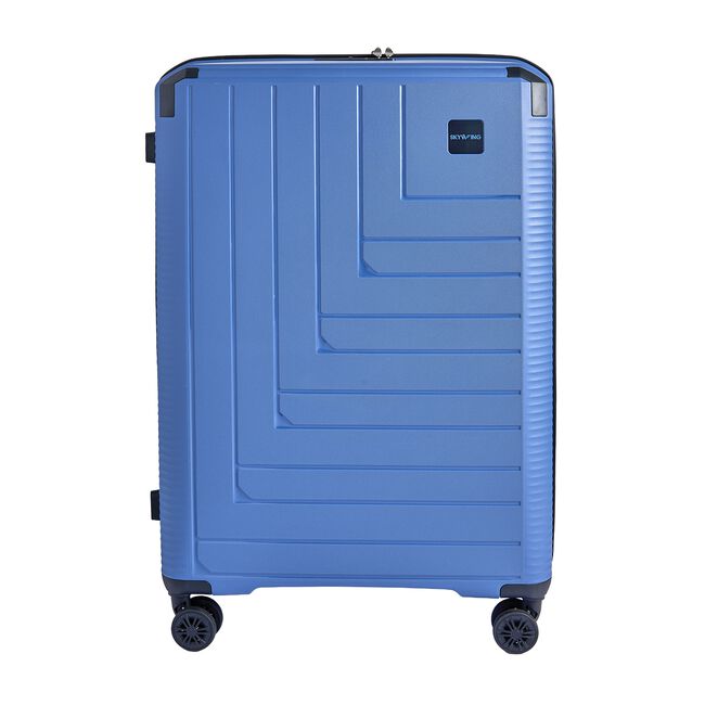 Large Lightweight Hardshell Luggage - Dusty Blue