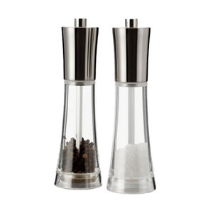Cole & Mason Chrome Clear Salt & Pepper Mill Set