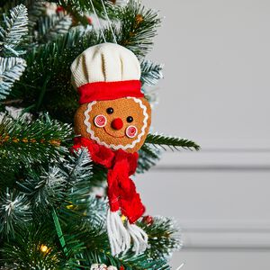 Gingerbread Man Plush Tree Decoration