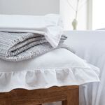 DOUBLE DUVET COVER Appletree Loft  Cassia Frill White
