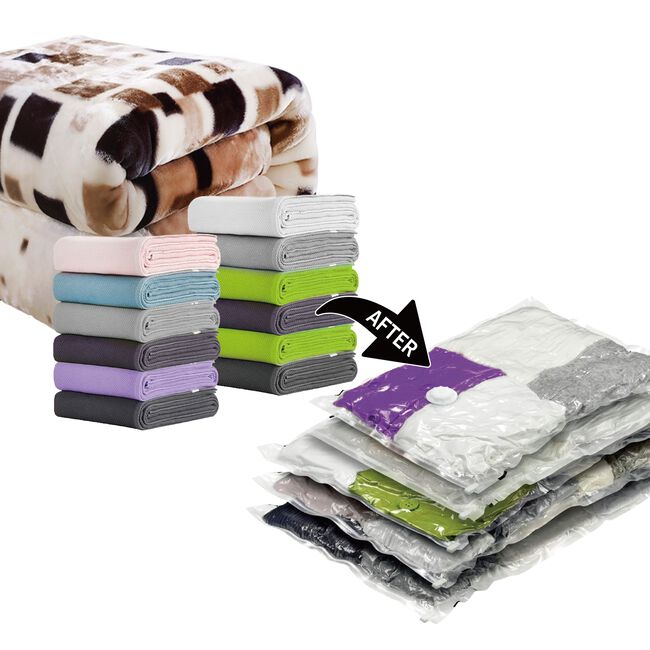 Jumbo Vacuum Storage Bag 6 Pack 70cm x 100cm