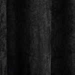 BLACKOUT & THERMAL HERRINGBONE BLACK 90x90 Curtain