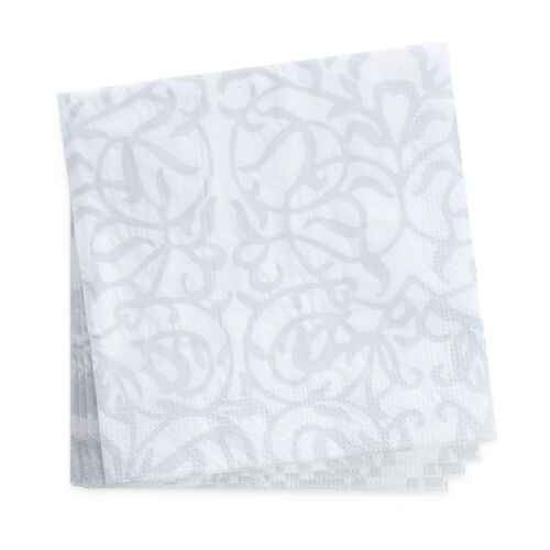 Ivy Napkin 20 Pack - Silver
