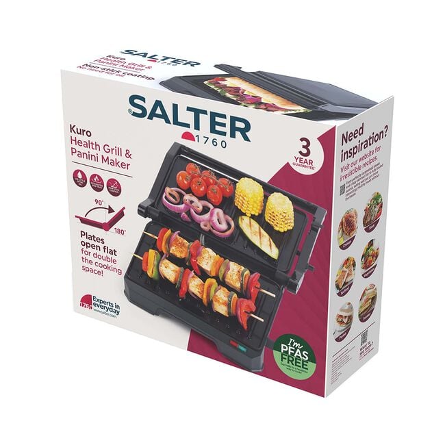 Salter Kuro Health Grill & Panini Maker