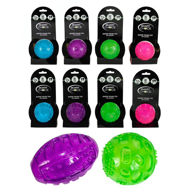 Extra Strong Rubber Dog Ball - Assorted