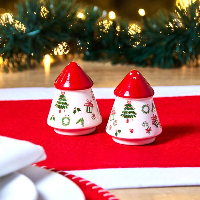 Festive Salt and Pepper Shakers