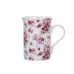 Abney & Croft New Bone Floral Mug - White