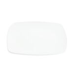 Abney & Croft White Square Dinner Plate
