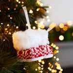 Red Winter Boots Tree Decoration