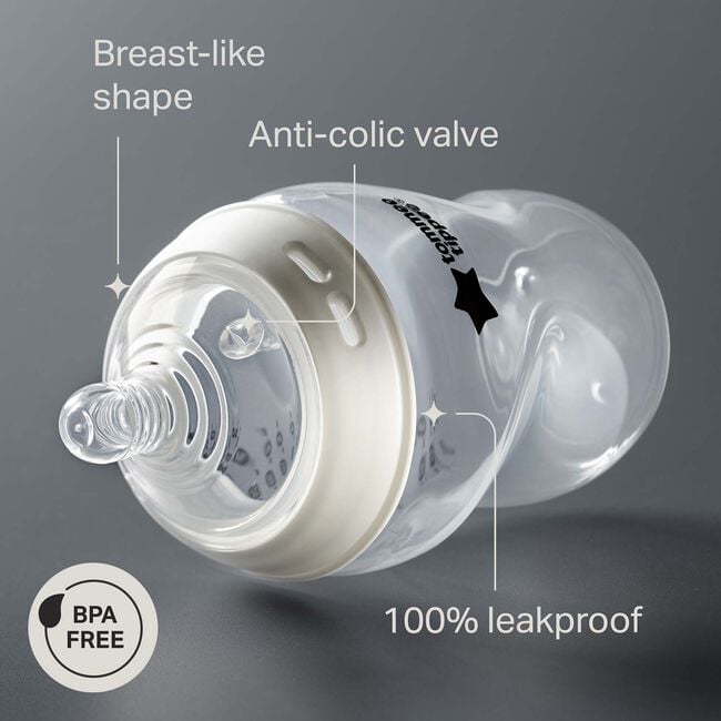 Tommee Tippee Natural Start 260ml Bottle 3-Pack