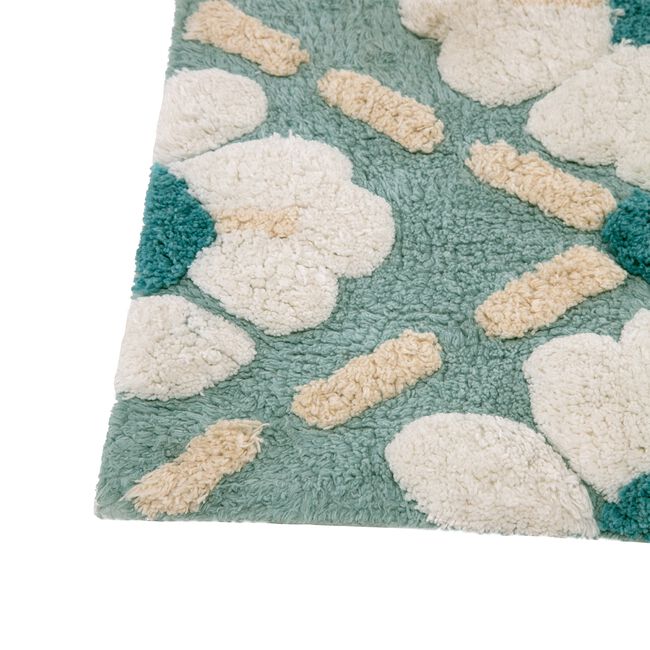 Tile Blue Bath Mat 50cm x 80cm