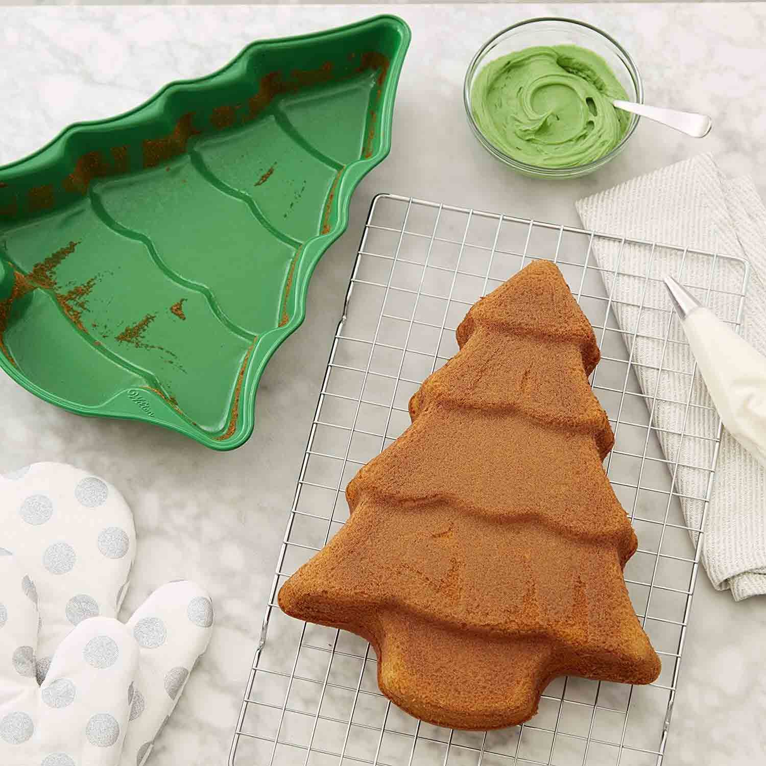 Wilton christmas tree cake pan new arrivals