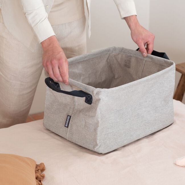 Brabantia 35L Foldable Laundry Basket Grey