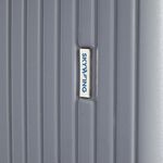 Large Lightweight Hardshell Luggage - Silver Grey