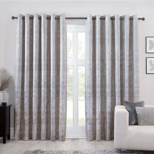 SEVILLA BRUSHED ICE GREY 66x54 Curtain