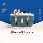 Russell Hobbs Inspire 4 Slice Toaster - Grey