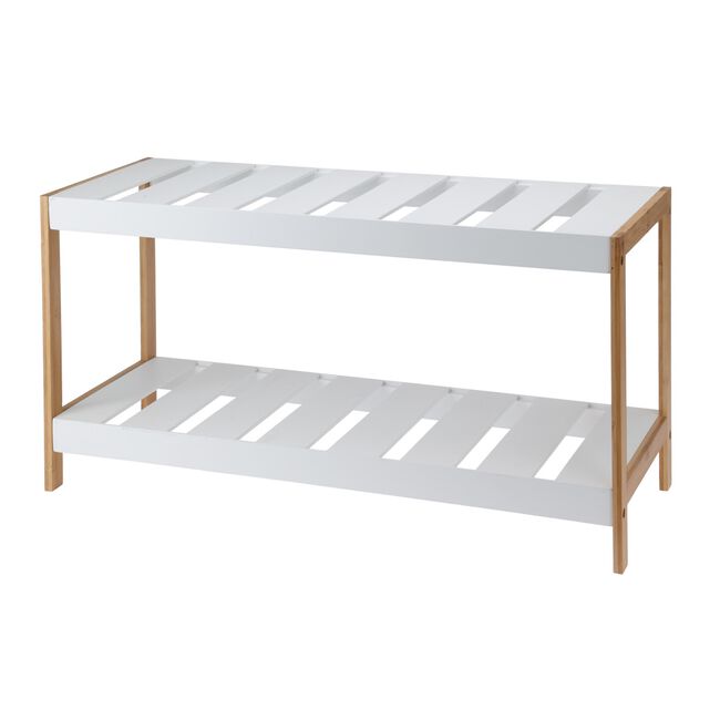 Storage Solutions Two Layer Shoe Rack