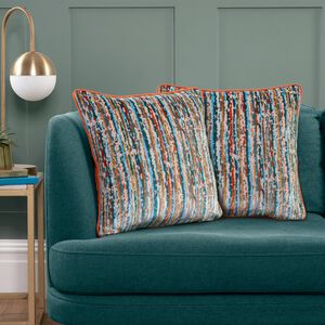 SOPHIE STRIPE ORANGE 2PK 45x45 Cushion Cover
