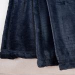 NICOLE DAY ETCHED STRIPE Navy 150x200cm Throw